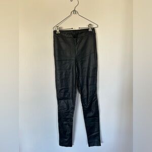 Naked Wardrobe Vegan Leather Leggings